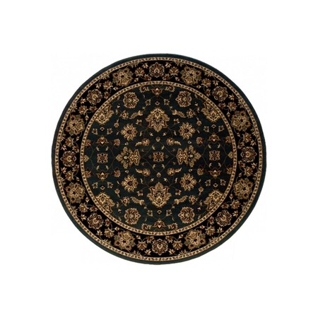 Sphinx By Oriental Weavers Area Rugs, Ariana 623H3 6' Round Round - Blue/ Black-Polypropylene A623H3180180ST
